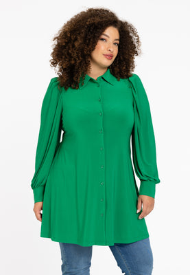 Blouse wide bottom DOLCE - green  - #1