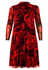 Dress ROSANNA - red  - #4