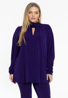 Tunic flare pleated DOLCE - purple  - #1