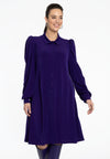 Dress puff sleeve DOLCE - purple