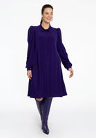 Dress puff sleeve DOLCE - purple  - #2