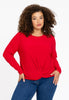 Tunic knotted bottom DOLCE - red 