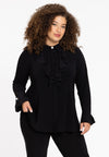 Blouse volant DOLCE - black