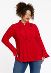 Blouse volant DOLCE - red
