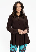 Blouse boxpleats DOLCE - brown - #1