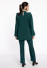 Tunic flare ruffle DOLCE - dark green - #3