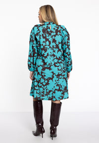 Dress A-line JONES - turquoise - #3