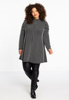 Tunic jaquard knit - Noir