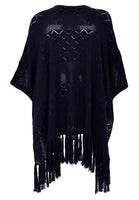 Poncho KNIT - blue - #5