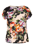 T-Shirt sleeveless BOUQUET - mid brown - #4