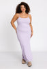 Spaghetti Dress rib LOUNGE - light purple - #2