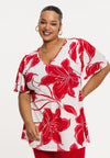 Chemise a-ligne lily - Rouge
