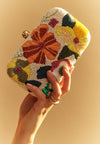 Clutch beaded - multi