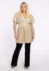 Tunic plisse HANNELORE - gold