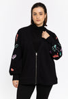 Jacket with embellishments - black