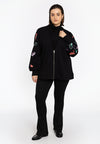Jacket with embellishments - black