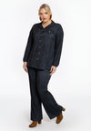 Blouse flare DENIM DOLCE - black 
