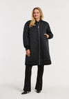 Long bomber SATIN - black - #2