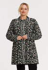 Blouse wide bottom GAROFANI - black 