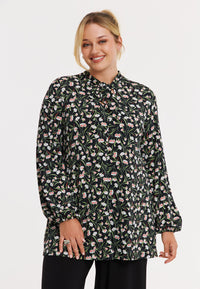 Tunic flare GAROFANI - black - #1