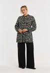 Tunic flare GAROFANI - black 