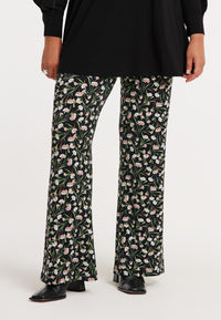 Trousers bootleg GAROFANI - black - #1