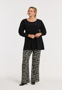 Trousers bootleg GAROFANI - black - #2