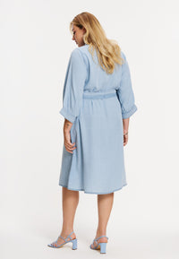 Blouse-dress INDIGO LYOCELL - indigo - #3