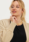 Cardigan METALLIC - gold