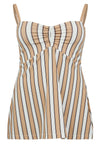 Singlet DECOSTRIPE - light brown - #4