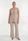 Singlet DECOSTRIPE - light brown - #2