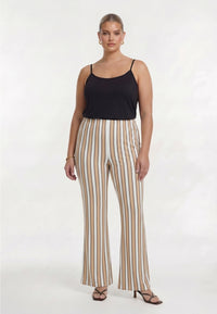 Trousers DECOSTRIPE - light brown - #4