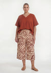 Skort midi BLOOMPOPPY - dark red