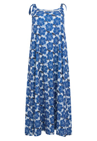 Dress swing maxi PORCELAINE - blue - #3