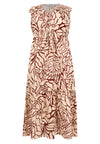 Dress maxi BLOOMPOPPY - dark red - #4