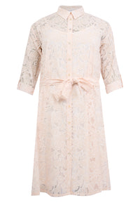 Dress drawstring PREPPY - light brown - #3