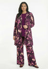 Blazer flare long CICLAMY - purple - #4