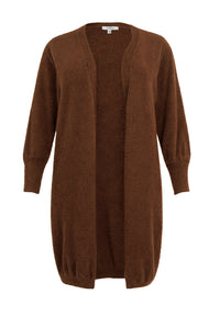 Cardigan SOFT - mid brown - #3