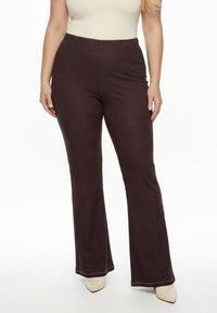 Pantalon bootleg DENIM DOLCE BROWN - #3