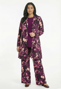Trousers loose CICLAMY - purple - #3