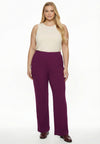 Trousers loose UNI DOLCE plissé - purple - #4