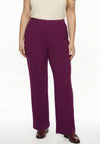 Trousers loose uni dolce plissé - Paars