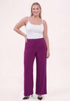 Trousers straight UNI DOLCE - purple - #3