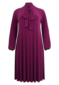 Dress UNI DOLCE plissé - purple - #4