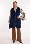 Gilet ruffle - blauw