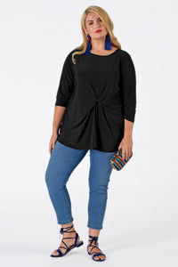 Shirt knotted DOLCE - black - #2