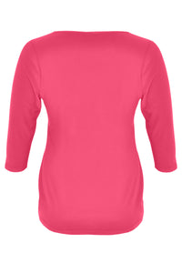 Shirt knotted DOLCE - pink - #3