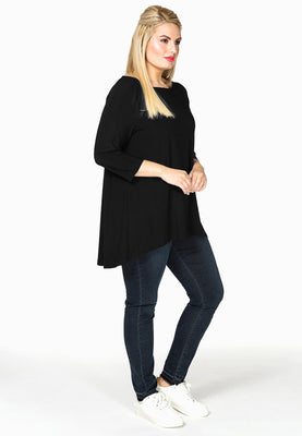 Shirt wide pleat back DOLCE - black  - #2