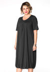 Dress pleated COCO - black 