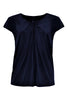 Shirt wide drape neck DOLCE - blue - #4